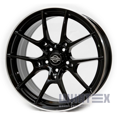 Replica Nissan KW11 7.5x17 5x114.3 ET35 DIA73.1 MBL№2